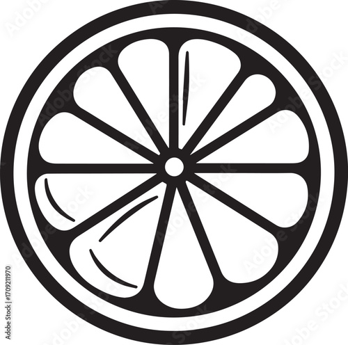 Lime icon clean simple linear