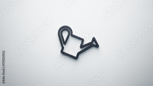 Watering can vector illustration for gardening and plant care needs perfect for garden design and irrigation