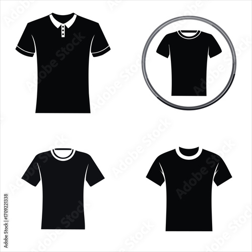 Modern Cityscape Collection A Vector Silhouette Illustration of Diverse Building Styles for Architectural Design