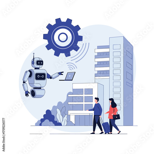 Robotic automation drives innovation and efficiency in urban environments.