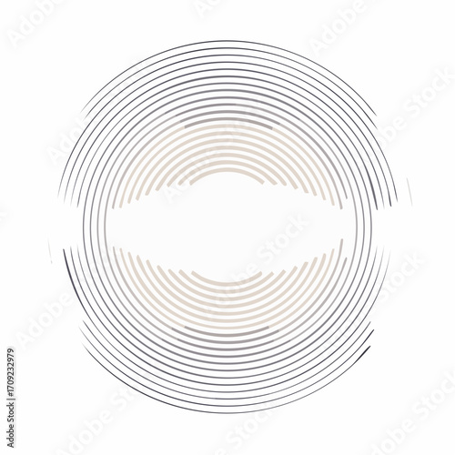 Abstract circle wave sound wave colorful design
1