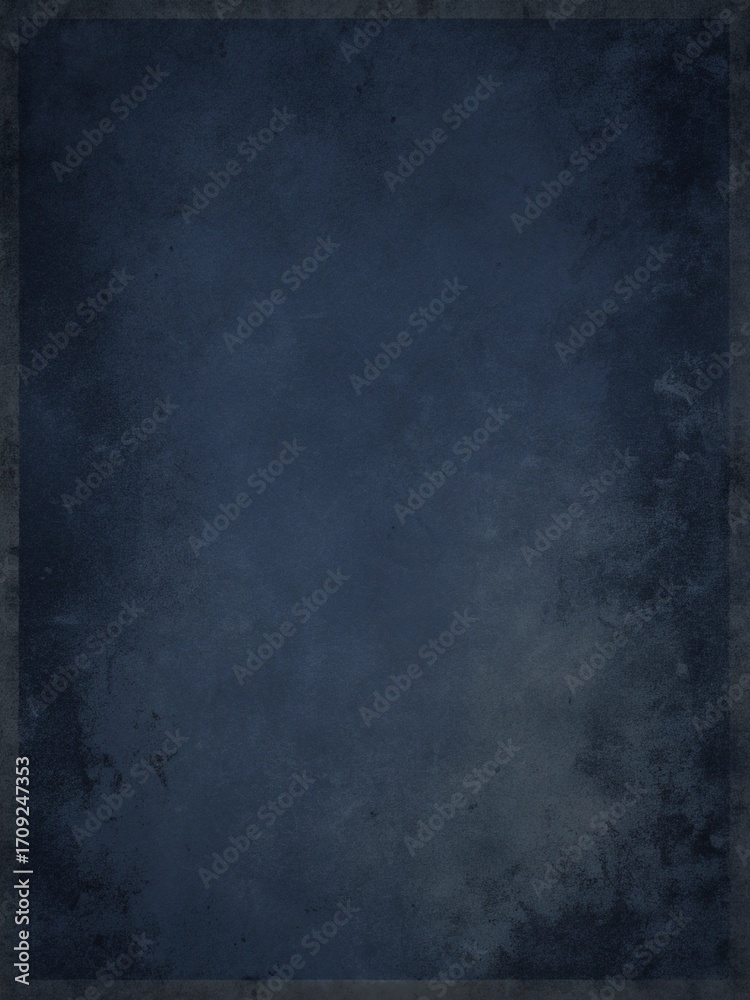 Obraz premium Grunge Texture Background with Distressed Scratches in Deep Navy and Charcoal for Album Cover Art