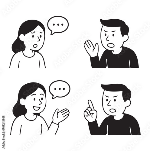 Communication styles - discussion and argument.
