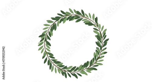 laurel wreath isolated
