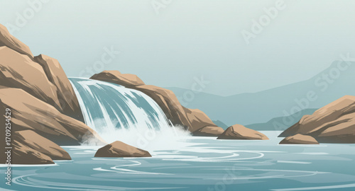 sea and rocks