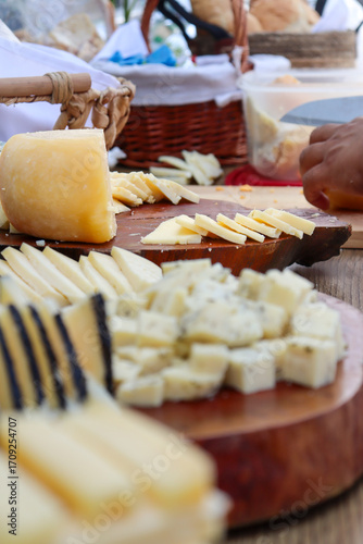 Gourmet Cheese Board and Charcuterie Platter