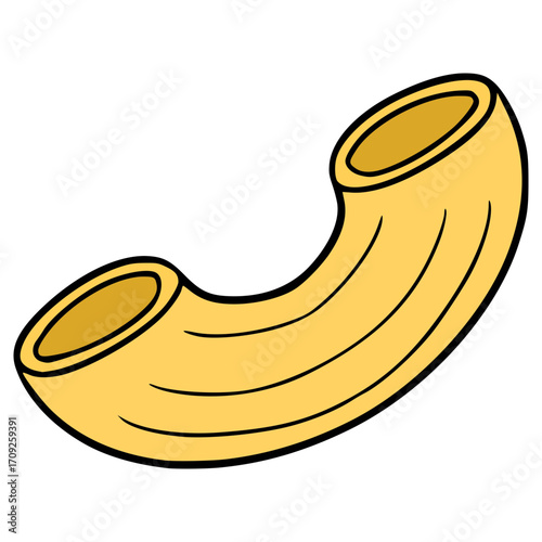 italian macaroni illustration hand drawn isolated vector