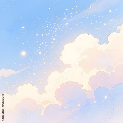 clouds in the sky