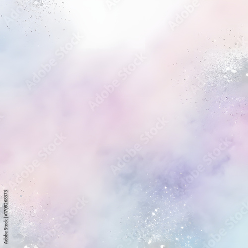 abstract winter background with snowflakes