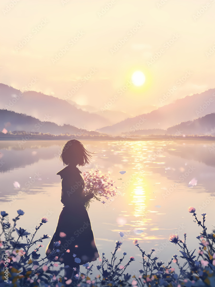 Fototapeta premium Silhouette at Golden Hour