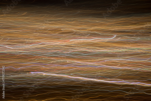 Multicolored Light Trails – Abstract Long Exposure Photography with Motion and Energy