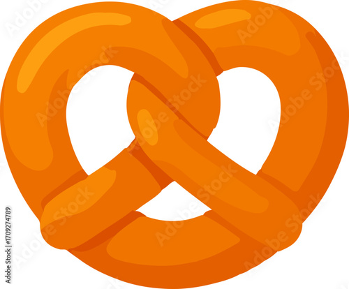 Delicious and Golden Pretzel A Tasty Treat for Any Occasion or Snack Time, Enjoy the Flavor!