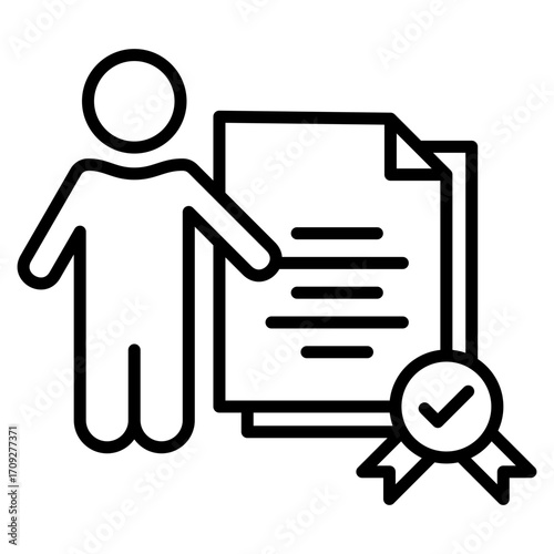 Prevention line icon