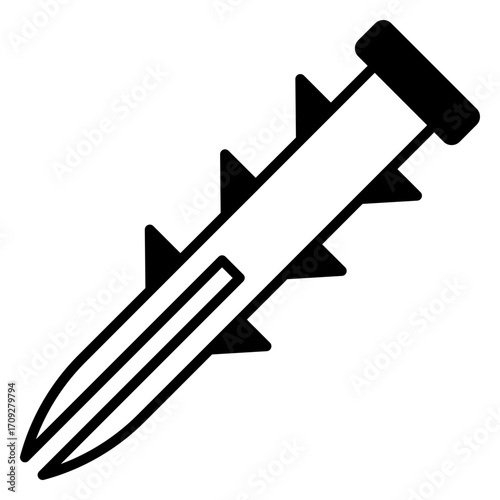 Missile Icon Vector Illustration