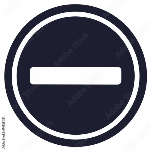 Prohibition Sign, Stop Symbol, Forbidden Icon, Restricted Access, Danger Warning Graphic