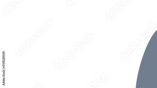 Minimalist grey curved shape on a pure white background, ideal for abstract design, modern branding, or clean content display.