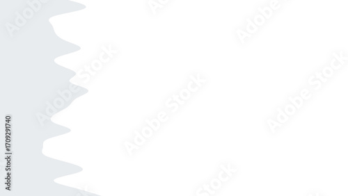 Minimalist white background with a wavy light grey border. Ideal graphic resource for clean designs, presentations, and product showcases, promoting simplicity and professionalism.