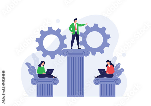 Strategic planning and execution for business growth.