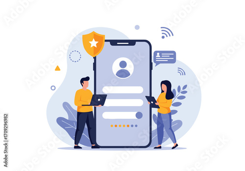 Secure online identity verification for digital services.