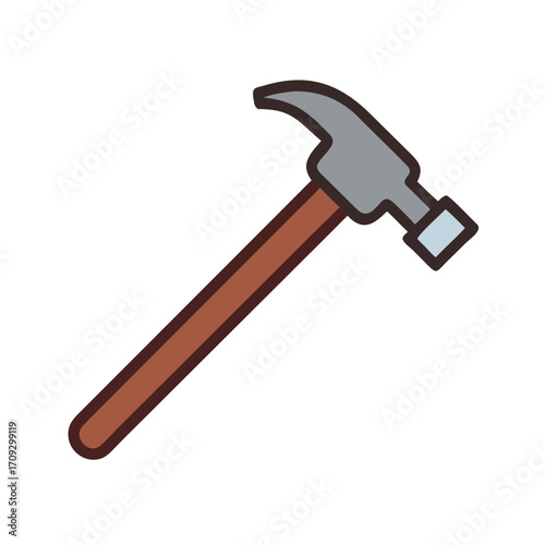 Hammer Icon – Tool for Construction and Repair