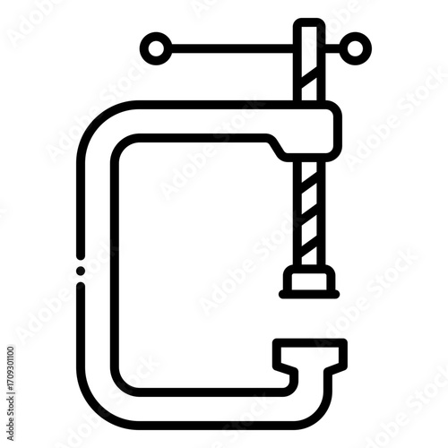 C Clamp Tool for Woodworking and Metalworking