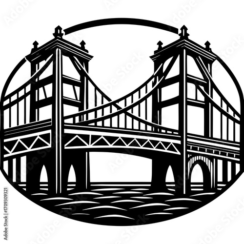  bridge structure victor silhouette 