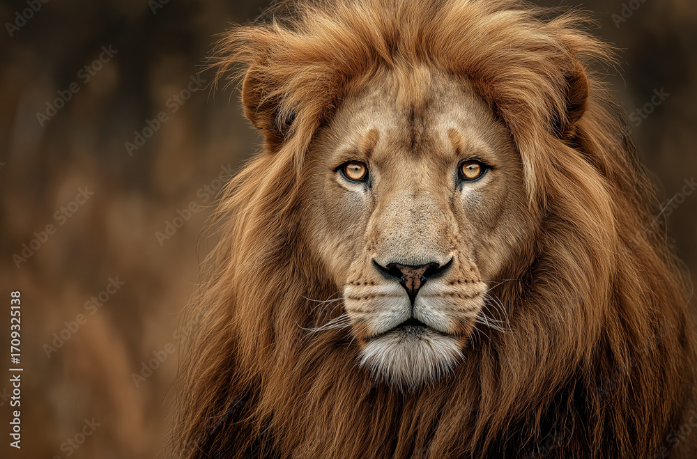 Fototapeta premium a lioness baring her teeth in an aggressive manner, lion, animal, cat.