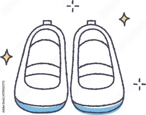 綺麗な上履き