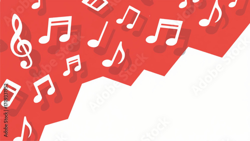 Background Illustration With Note Design Vector Design Template
