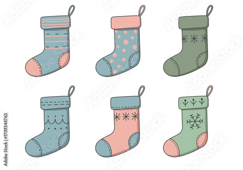 Festive Christmas Stockings A Collection of Holiday Cheer.