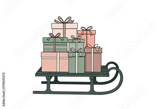 Sleigh Full of Gifts Holiday Season Celebration 1.