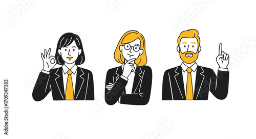 Diverse business team brainstorming innovative ideas for success, showing optimism and forward thinking attitude