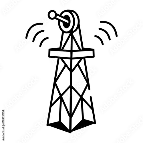 A hand drawn style icon showing a space shelter
