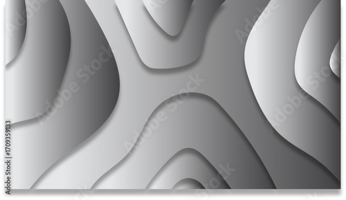 flat minimalist papercut vector white grey color background 4k resolution