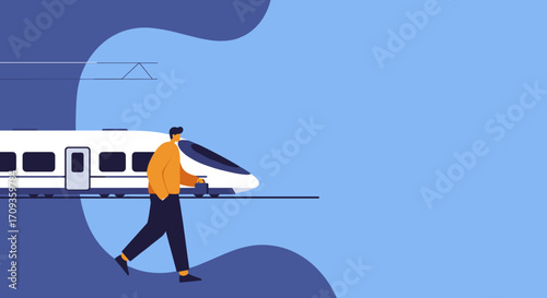 Minimalist illustration of a person holding a tool, set against a clean, abstract background with organic shapes. Ideal for modern design, lifestyle, or conceptual projects.