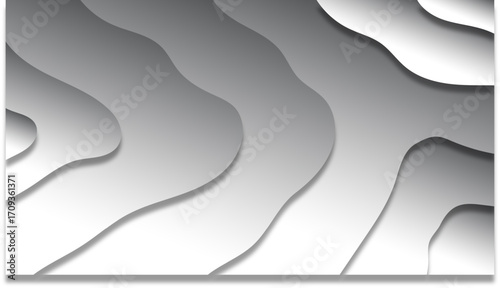 flat minimalist papercut vector white grey color background 4k resolution