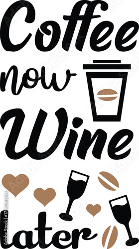 typography design for coffee lover. coffee t shirt design 