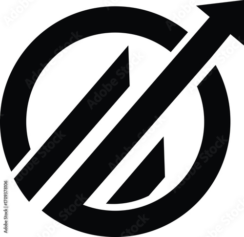 Accounting icon silhouette