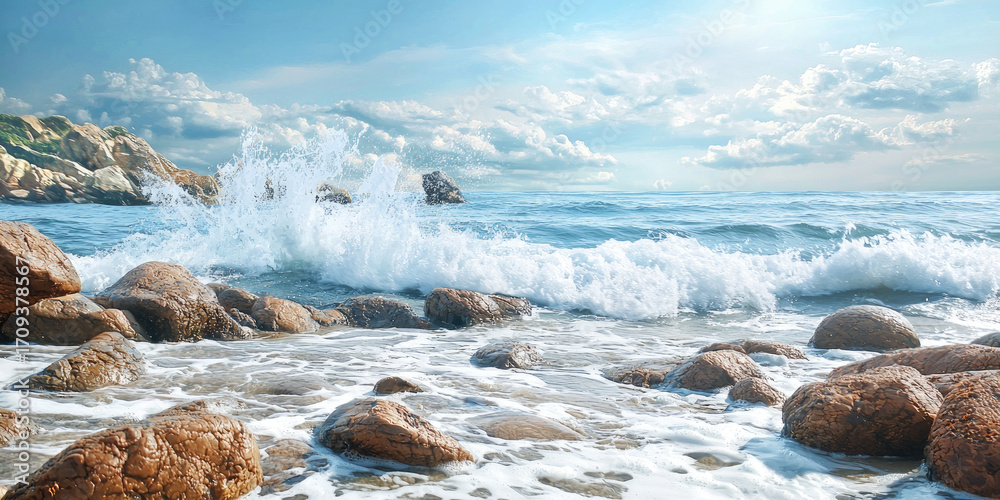 Obraz premium river in the mountains