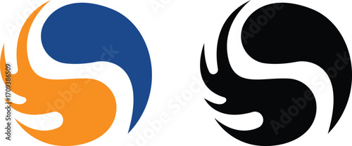 unique cooling and heating icon