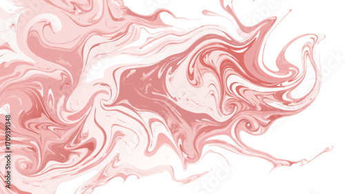 Abstract rose quartz marble texture background with swirls and fluid art design trend