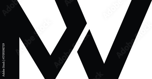 letter m with v icon