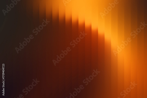 Yellow orange dark gradient vibrant fractal glass effect background