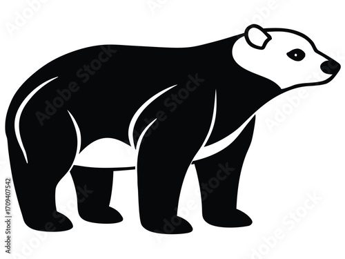 polar bear vector icon