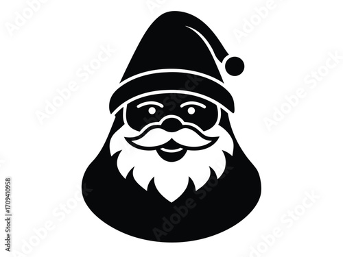 santa claus vector icon