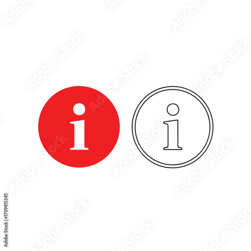 info icon. information button. info symbol vector on transparent background