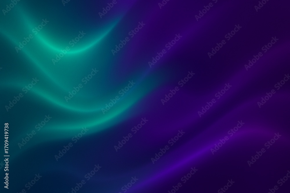 Obraz premium Abstract Teal and Purple Fluid Gradient Background