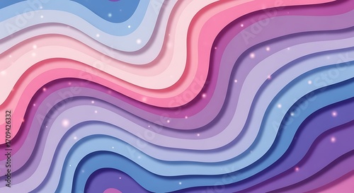 Abstract Colorful Wavy Background Design.