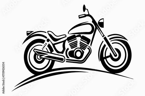 Motorcycle Logo Vector – Modern Bike Icon Design