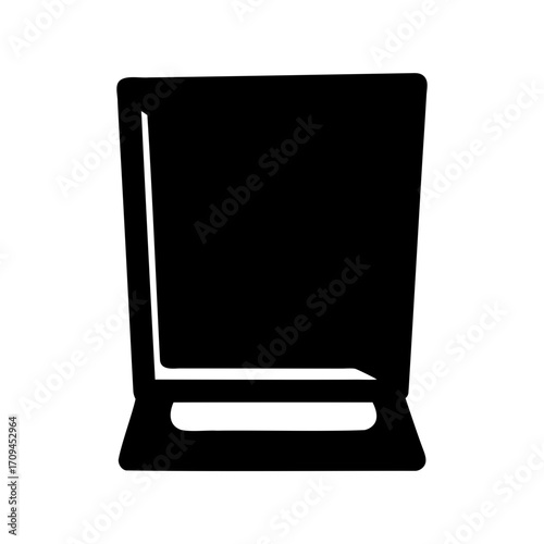Icon of a modern scanner or all in one printer device